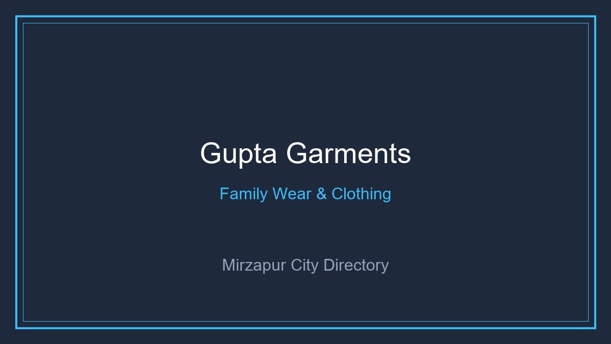 Gupta Garments Ganesh Ganj
